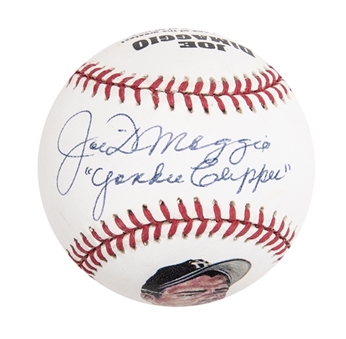 Joe DiMaggio Signed and Inscribed Commemorative Baseball with "Yankee Clipper" Inscription (Yankee Clipper & Beckett)